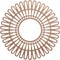 Ekena Millwork Cornelius Wood Fretwork Pierced Ceiling Medallion, Wood (Paint Grade), 38"OD x 14 1/8"ID x 3/8"T CMWP38X0375CRMF - alternate 1
